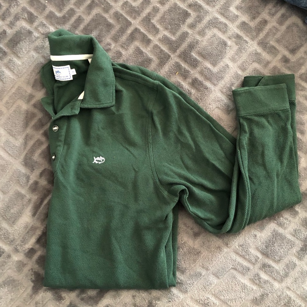 Long sleeve southern tide polo